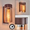 Encoberta outdoor wall light rust-coloured, 1-light source