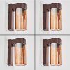 Encoberta outdoor wall light rust-coloured, 1-light source