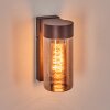 Encoberta outdoor wall light rust-coloured, 1-light source