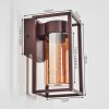 Doninhas outdoor wall light rust-coloured, 1-light source