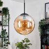 Gastor hanging light, globe light Amber, 1-light source