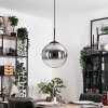 Gastor hanging light, globe light clear, Smoke-coloured, 1-light source