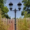 Etoe outdoor light, lamp post, path light black, 2-light sources