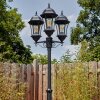 Etoe outdoor light, lamp post, path light black, 3-light sources