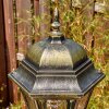 Etoe outdoor light, lamp post, path light gold, black, 1-light source