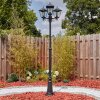 Anfei outdoor light, lamp post, path light black, 3-light sources