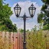 Falfosa outdoor light, lamp post, path light black, 2-light sources