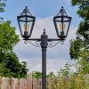 Falfosa outdoor light, lamp post, path light black, 2-light sources