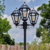 Falfosa outdoor light, lamp post, path light black, 3-light sources