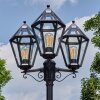 Falfosa outdoor light, lamp post, path light black, 3-light sources