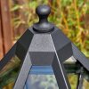 Falfosa outdoor light, lamp post, path light black, 3-light sources