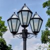 Falfosa outdoor light, lamp post, path light black, 3-light sources