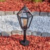 Falfosa outdoor light, pedestal light, path light black, 1-light source