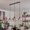 Tapitapa hanging light, globe light black, 3-light sources