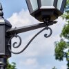 Falfosa outdoor light, lamp post, path light black, 2-light sources