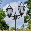 Falfosa outdoor light, lamp post, path light black, 2-light sources