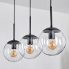 Gastor hanging light, globe light clear, 3-light sources