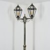 Falfosa outdoor light, lamp post, path light gold, black, 2-light sources