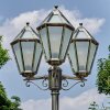 Falfosa outdoor light, lamp post, path light gold, black, 3-light sources