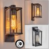 Tourega outdoor wall light black, 1-light source