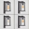 Tourega outdoor wall light black, 1-light source