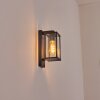 Tourega outdoor wall light black, 1-light source