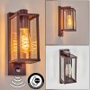 Tourega outdoor wall light rust-coloured, 1-light source, Motion sensor