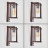 Tourega outdoor wall light rust-coloured, 1-light source, Motion sensor