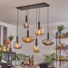 Alcofra hanging light black, 6-light sources