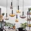 Alcofra hanging light black, 6-light sources