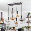 Alcofra hanging light black, 6-light sources