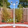 Loria outdoor light, lamp post, path light white, 2-light sources