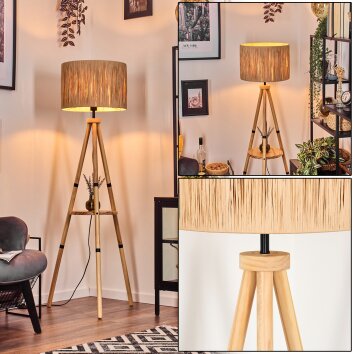 Granja floor lamp Ecru, 1-light source