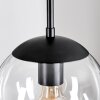 Gastor hanging light, globe light 30 cm clear, 3-light sources