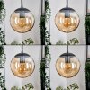 Gastor hanging light, globe light 30 cm Amber, 3-light sources