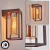 Lagarelhos outdoor wall light rust-coloured, 1-light source