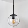 Gastor hanging light, globe light clear, 1-light source