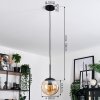 Gastor hanging light, globe light Amber, 1-light source