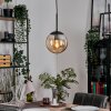 Gastor hanging light, globe light Amber, 1-light source