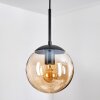 Gastor hanging light, globe light Amber, 1-light source