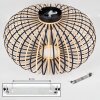 Oravi ceiling light black, 1-light source