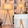 Flemming floor lamp Ecru, 1-light source