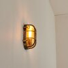 Godel outdoor wall light gold, black, 1-light source