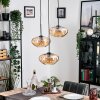 Mertola hanging light, globe light black, 3-light sources