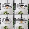 Mertola hanging light, globe light black, 3-light sources