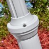 Loria outdoor light, lamp post, path light white, 3-light sources