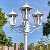 Loria outdoor light, lamp post, path light white, 3-light sources