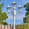 Loria outdoor light, lamp post, path light white, 3-light sources