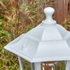 Loria outdoor light, lamp post, path light white, 3-light sources