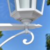 Loria outdoor light, lamp post, path light white, 3-light sources